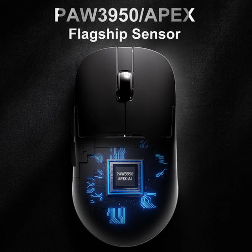 AJAZZ AJ159 APEX Wireless Mouse with RGB Magnetic Charging Base Lightweight Wired Bluetooth Gaming Mouse for PC Laptop